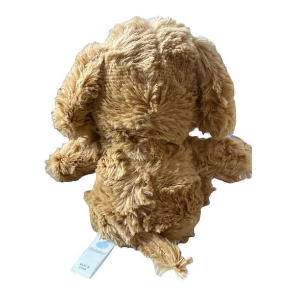Cloud Island 9” Brown Golden Doodle Puppy Swirled Fur Plush Rattle FREE SHIPPING - Picture 6 of 7